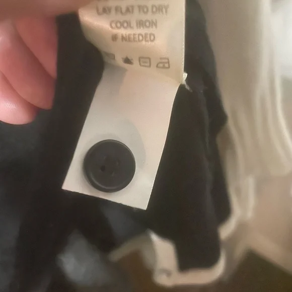 Max Studio London Black 3/4 Sleeve Linen Blend Cardigan - Picture 5 of 6